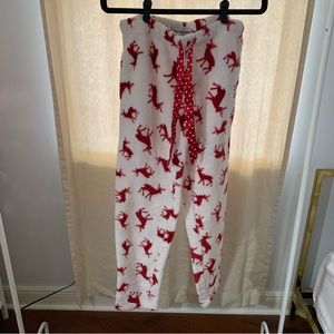 Christmas sleeping pants with reindeer print
